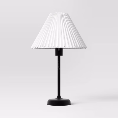 Stick Steel Table Lamp Black - Room Essentials