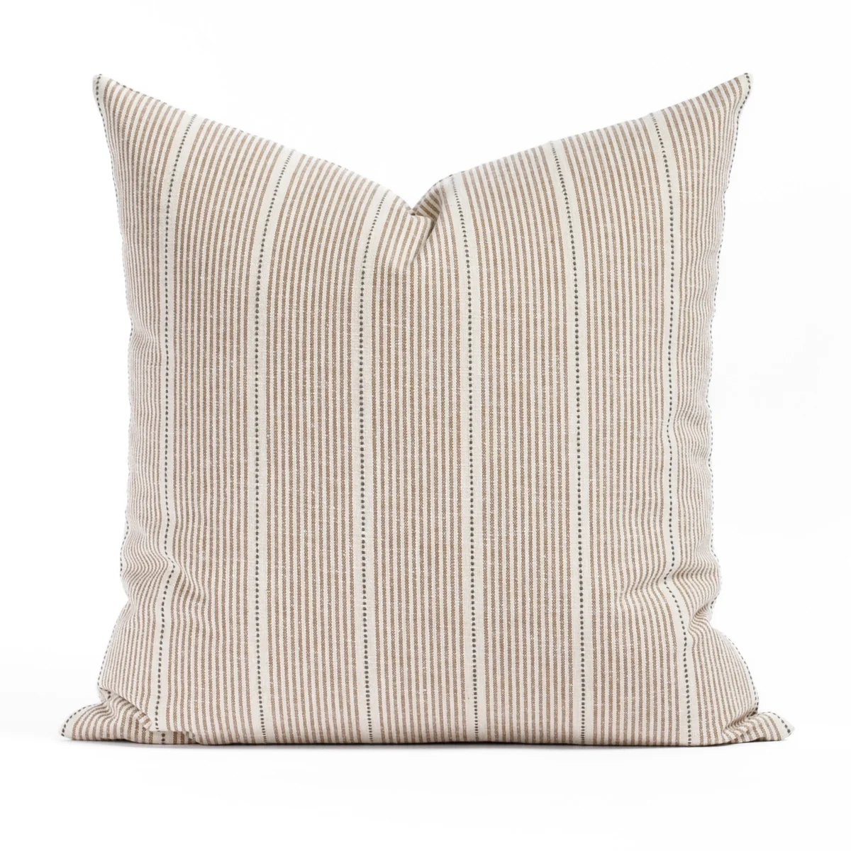 Harper Stripe 20x20 Pillow, Coffee