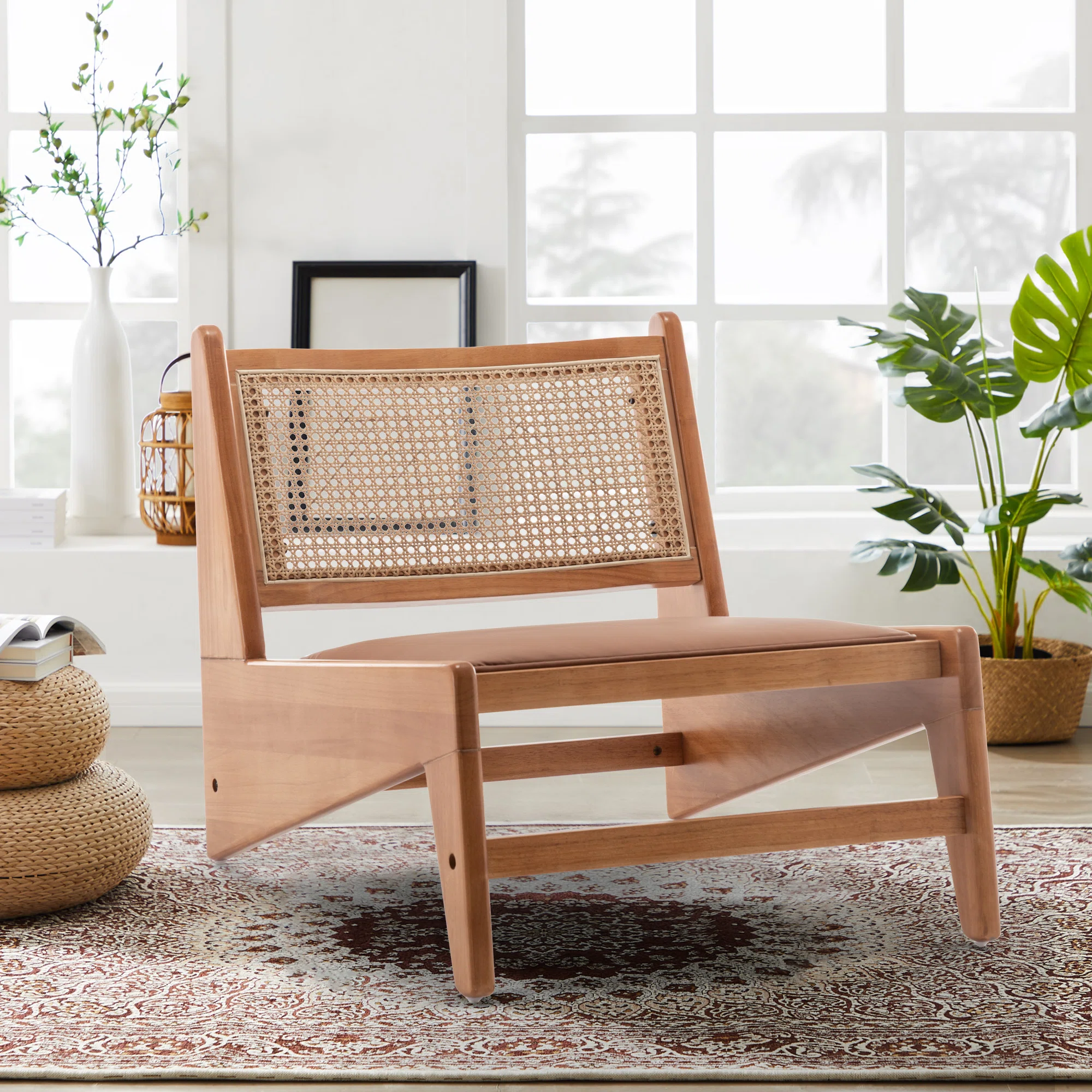 Landreth Faux Leather Side Chair