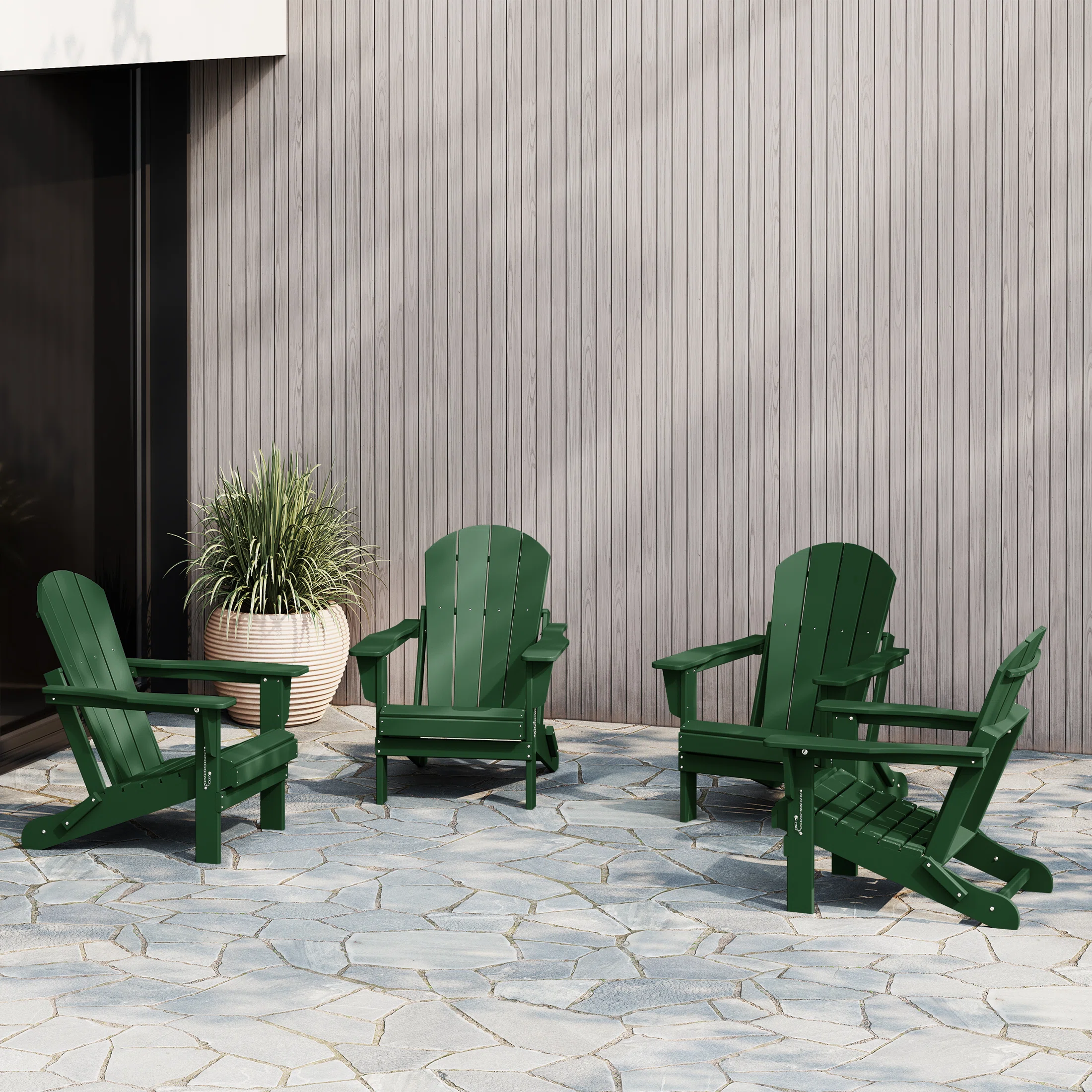 Laguna HDPE Folding Adirondack Chair