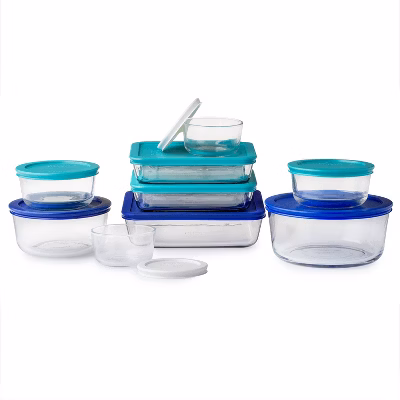 Pyrex 18pc Glass Storage Set