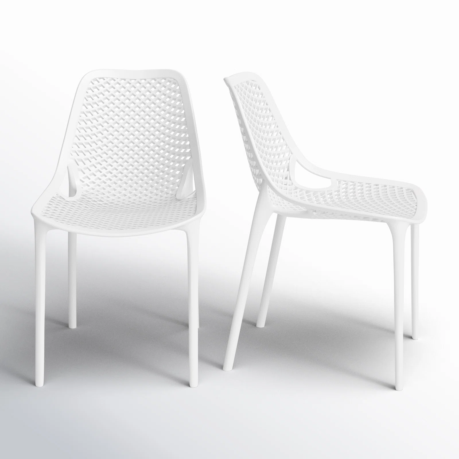 Farrah Outdoor Stacking Dining Side Chair
