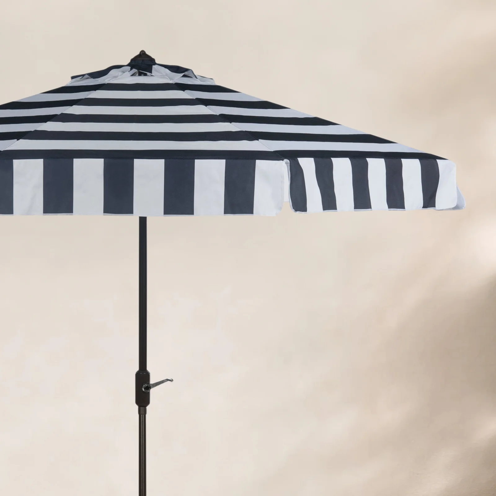 Toscana Ollie 100" Tilt Top Cabana Stripe Market Umbrella