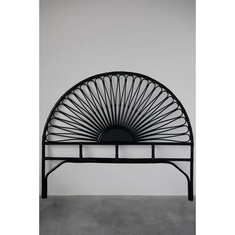 Reclaimed Wood Sunburst Headboard