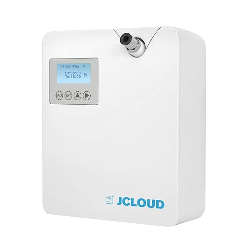 JCLOUD Smart Scent Air Machine for Home 300mL, White | Up to 2000 Ft², Cold Air Tech, HVAC Waterless Essential Oil Diffuser for Large Room, Office, Spa, Hotel
