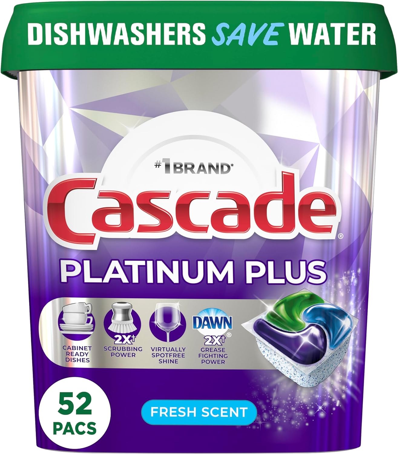 Cascade Platinum Dishwasher Pods