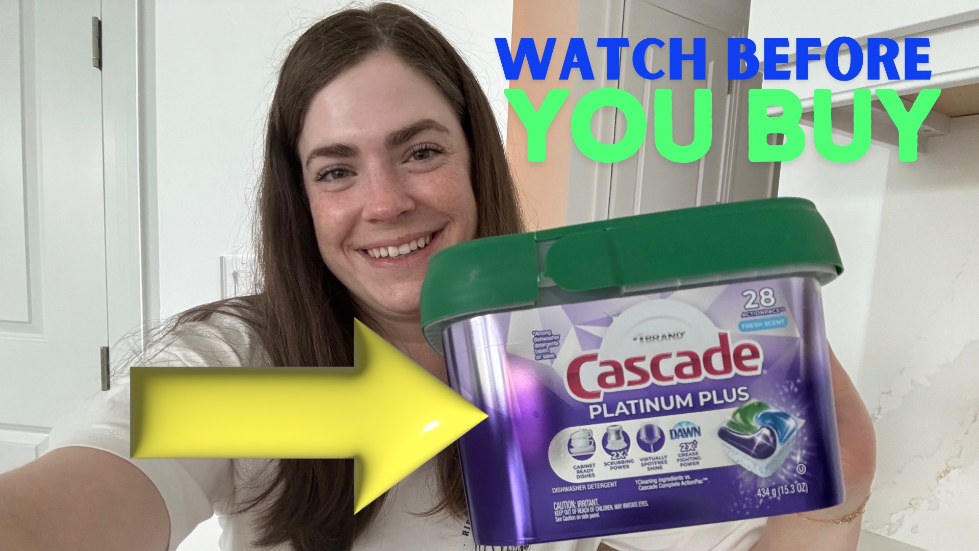 Cascade Platinum Plus Dishwasher Pods