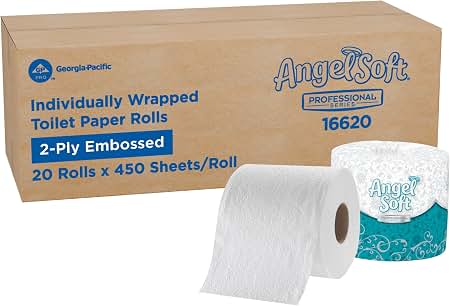 Angel Soft Professional Series By Georgia-pacific Pro 2-ply Embossed Toilet Paper