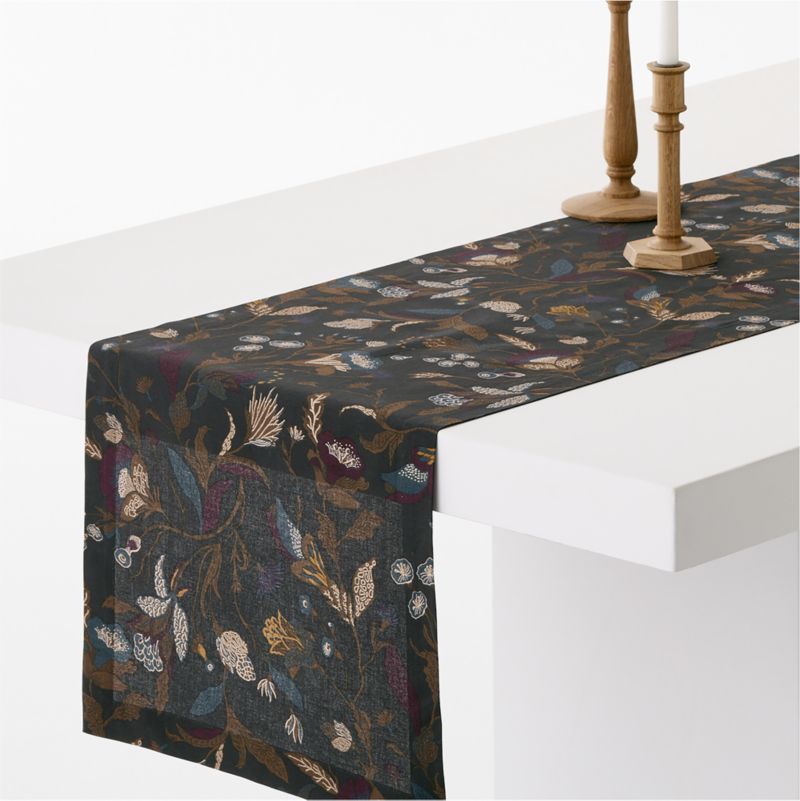 English Floral 120" Table Runner