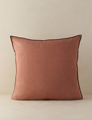 Carys Contrast Linen Pillow