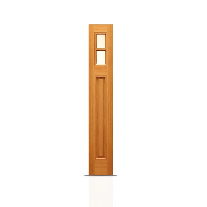 Calhome Universal Frosted Glass Modern Exterior Unfinished Mahogany Front Door Slab With Door Slab Only