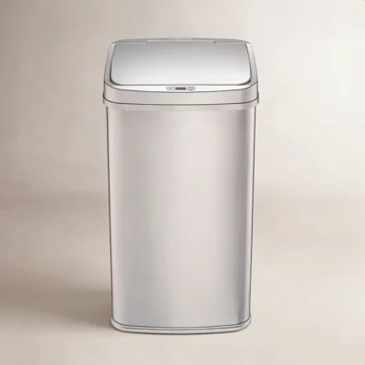 Enitial Lab Steel 13 Gallon Motion Sensor Trash Can