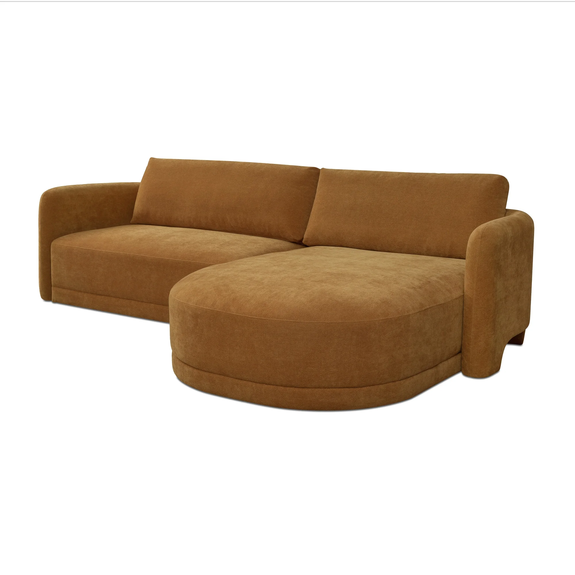 Emmy Sectional Ginger Left