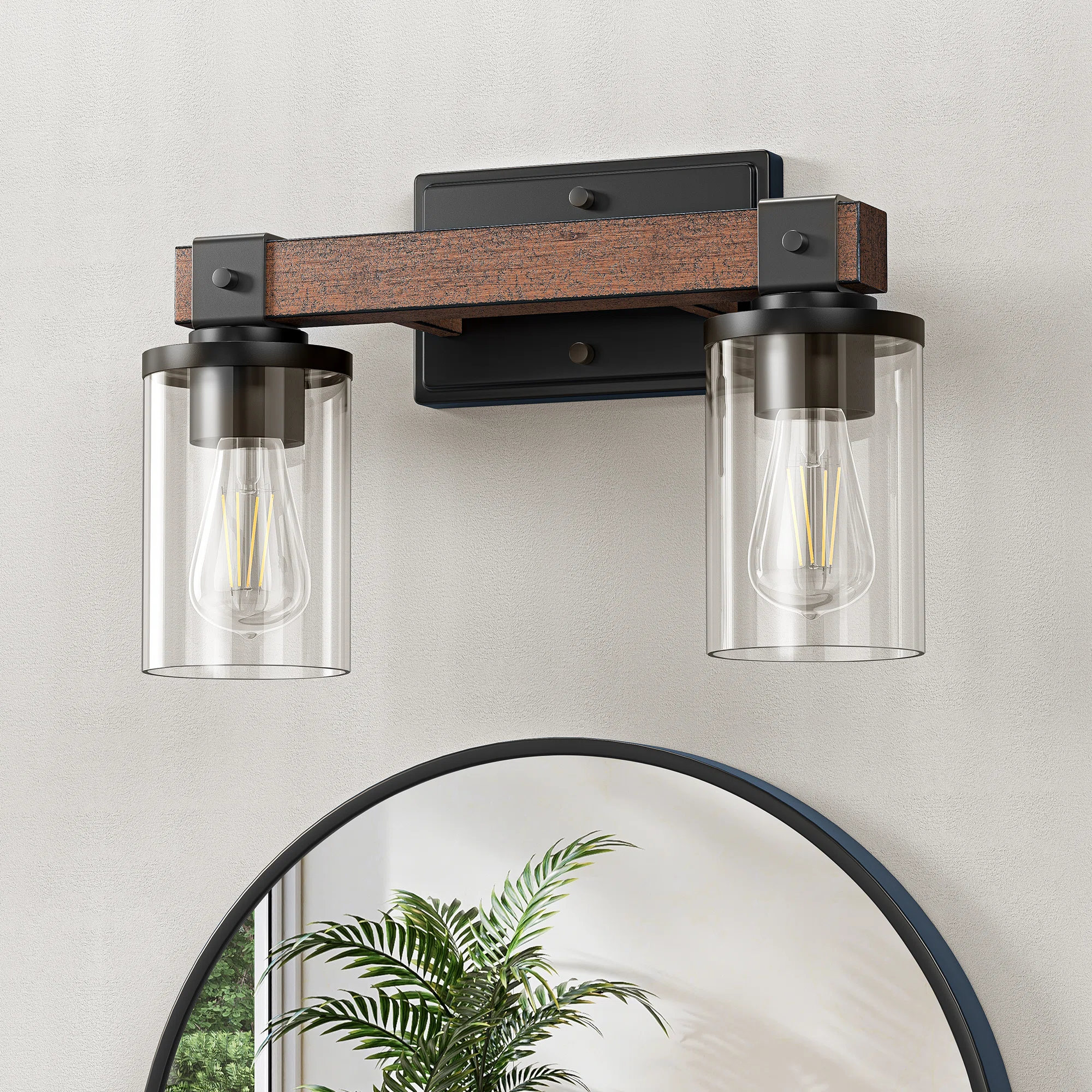 2 - Light Dimmable Vanity Light