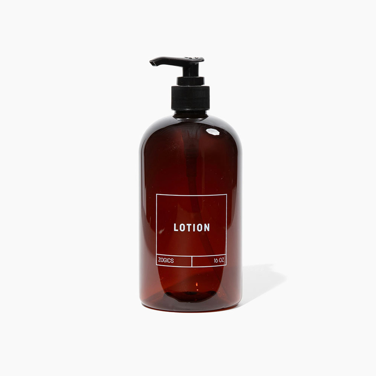 Zogics Lotion 16 oz Refillable Bottle