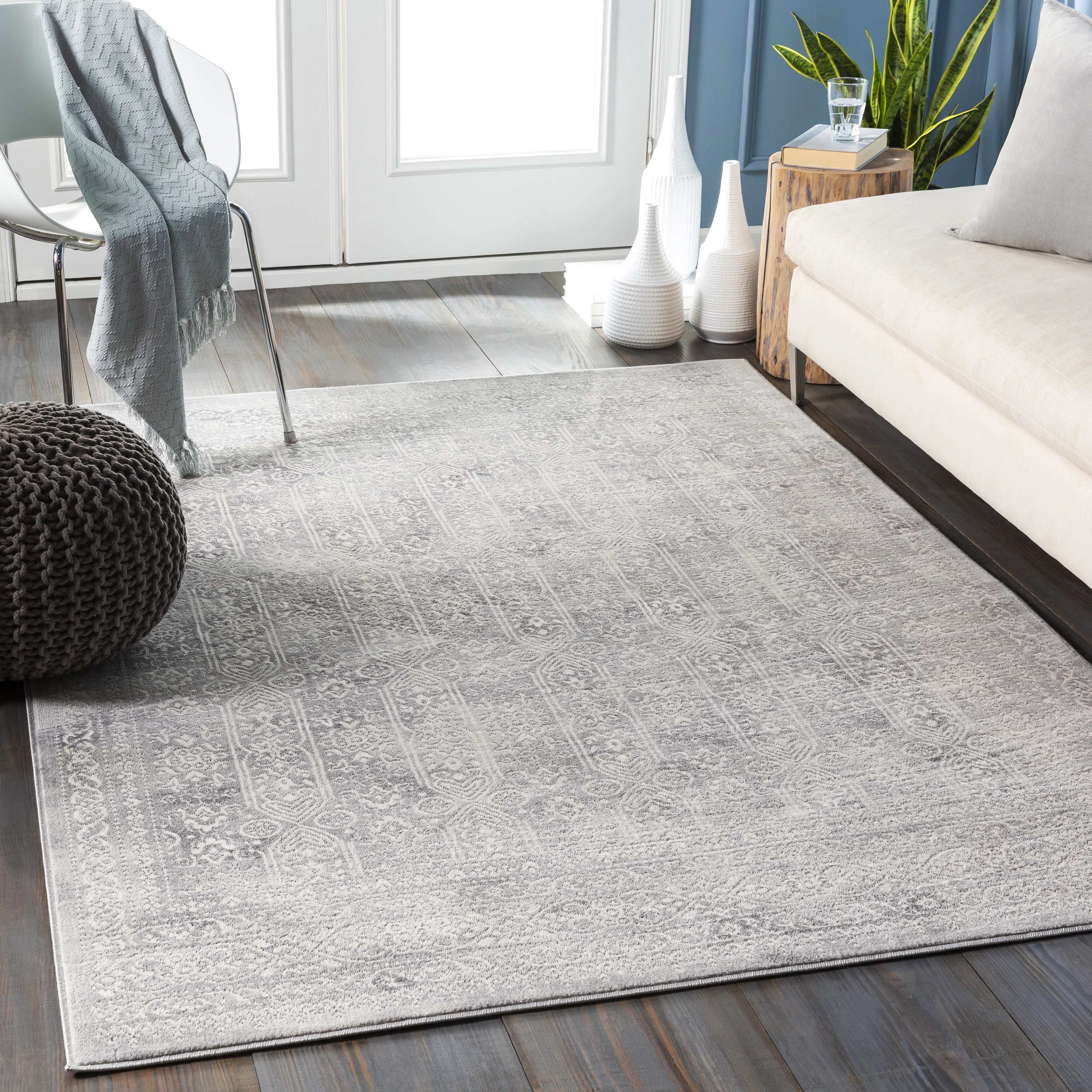 Adelina Gray Area Rug