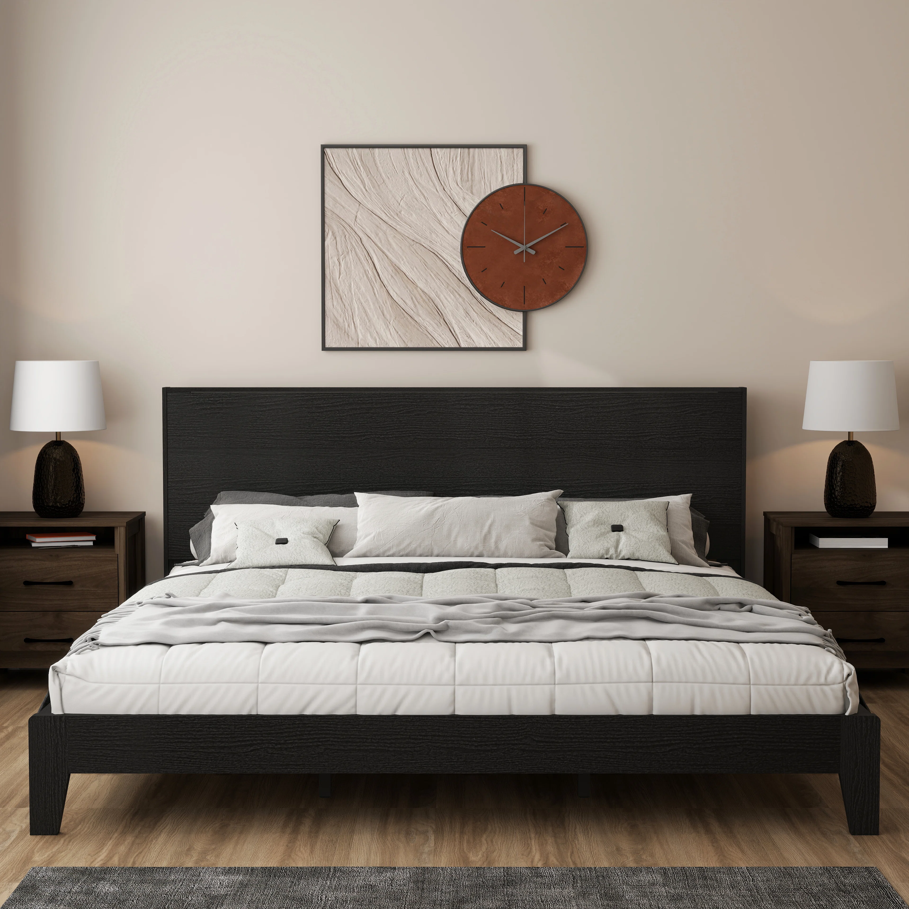 Allyannah Levison Platform Bed With Headboard