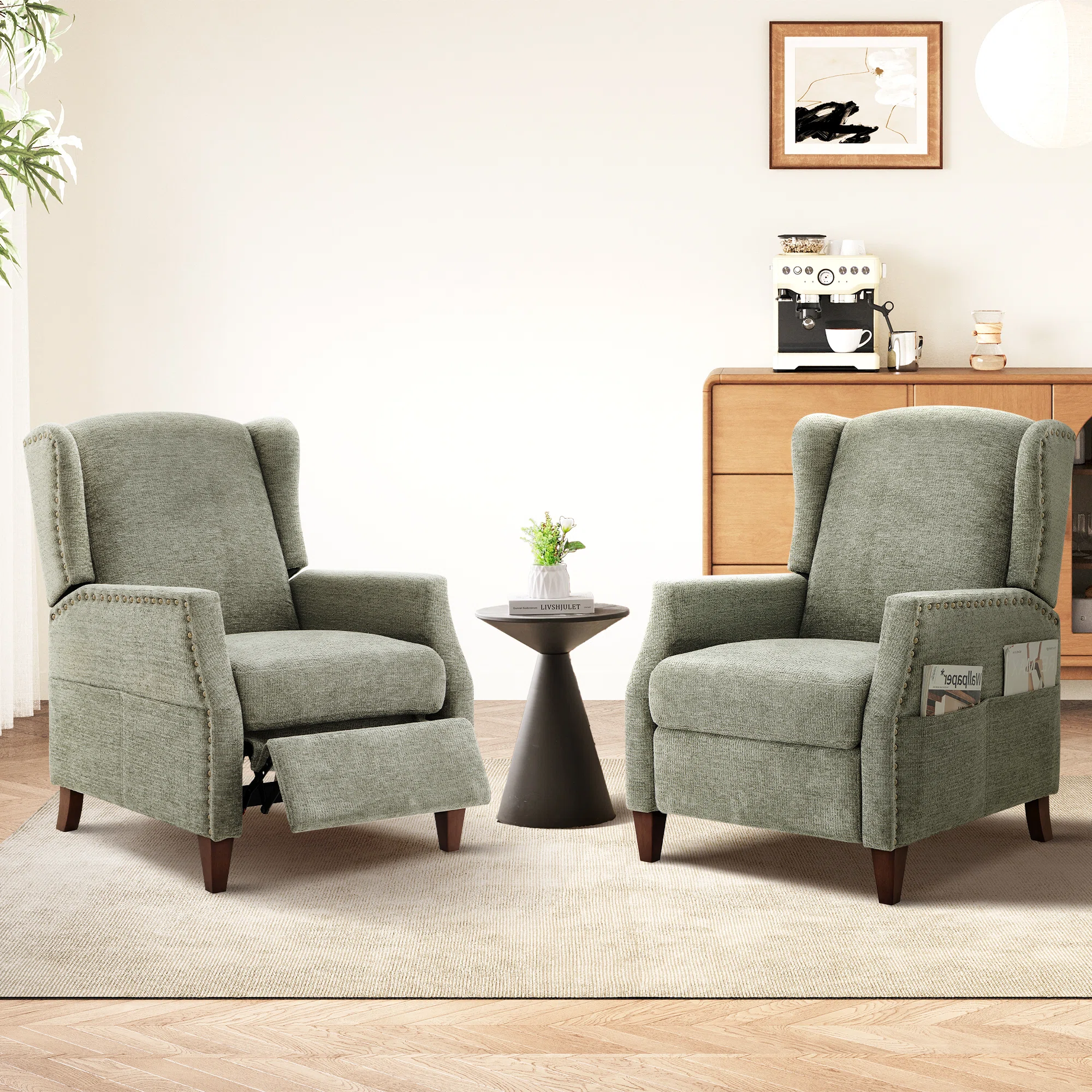 Audrie Upholstered Recliner