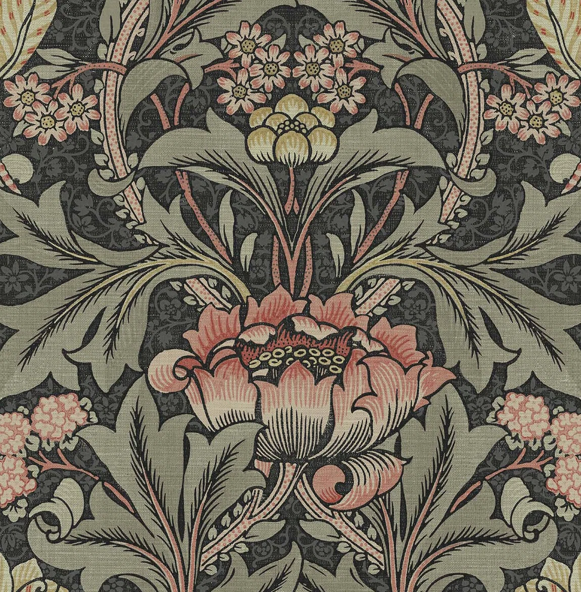 Craw Peel & Stick Floral Roll