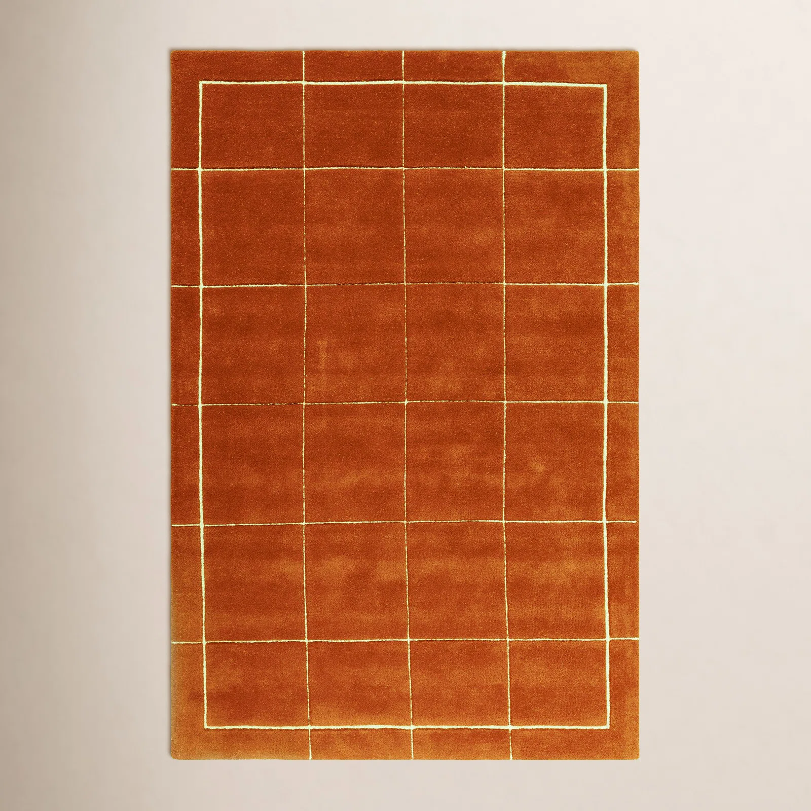 Mallory Rust, Light Brown Hand Tufted Area Rug