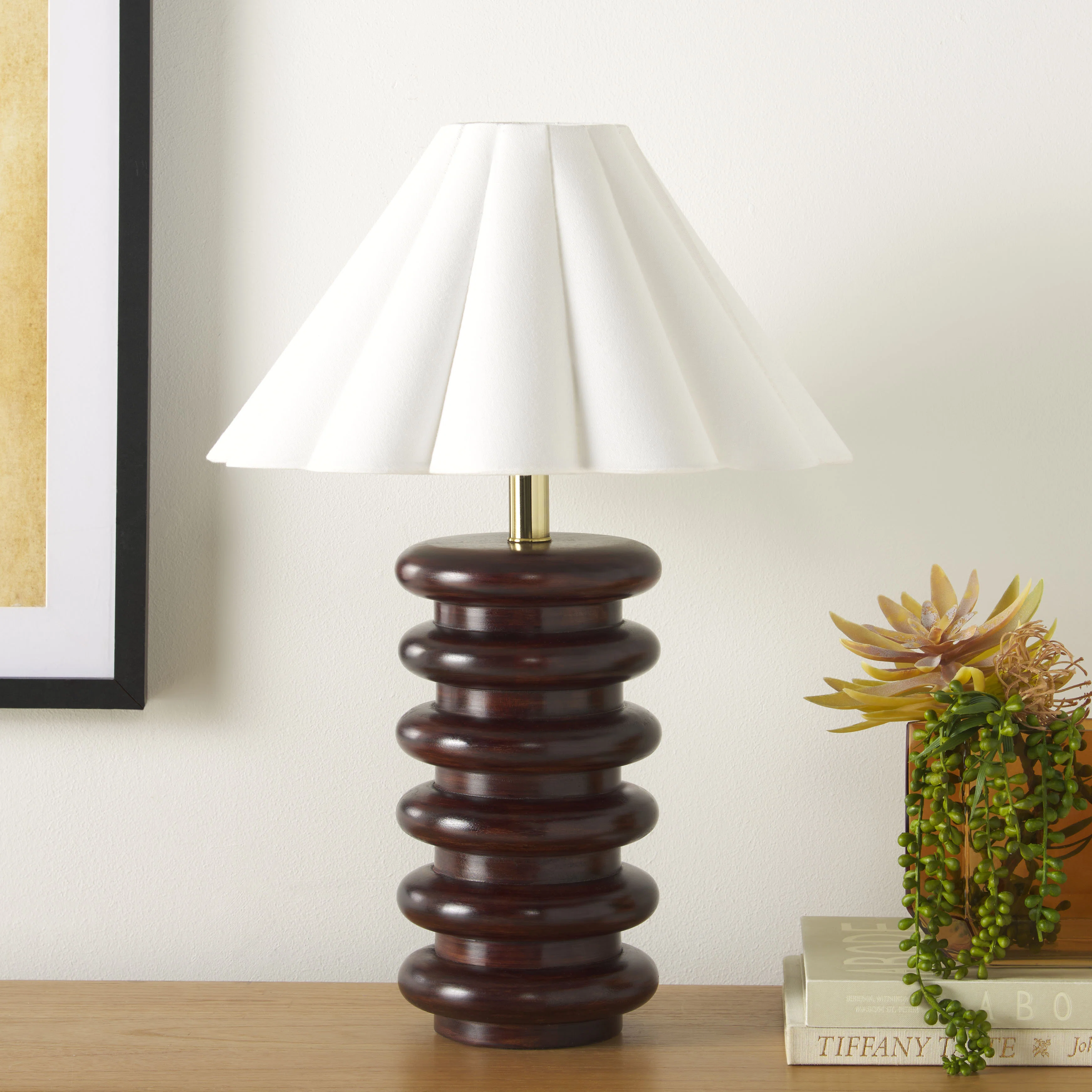 Renata 23" Wood Table Lamp