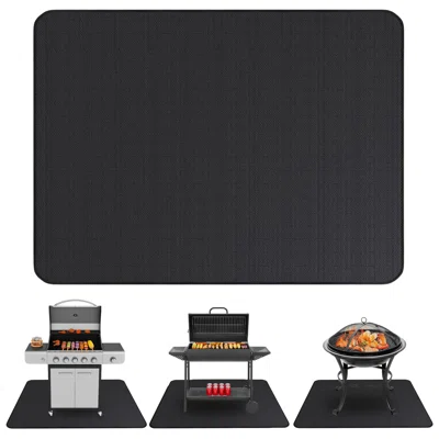 Under Grill Mats for Outdoor Grill (60 x 40 inch) Double-Sided Mat