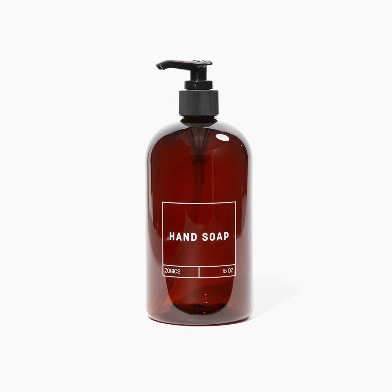 Zogics Hand Soap 16 oz Refillable Bottle