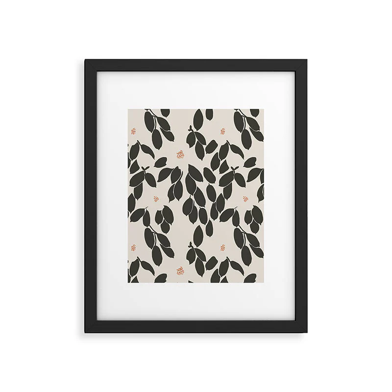 Zooey Magnolia Framed Art Print